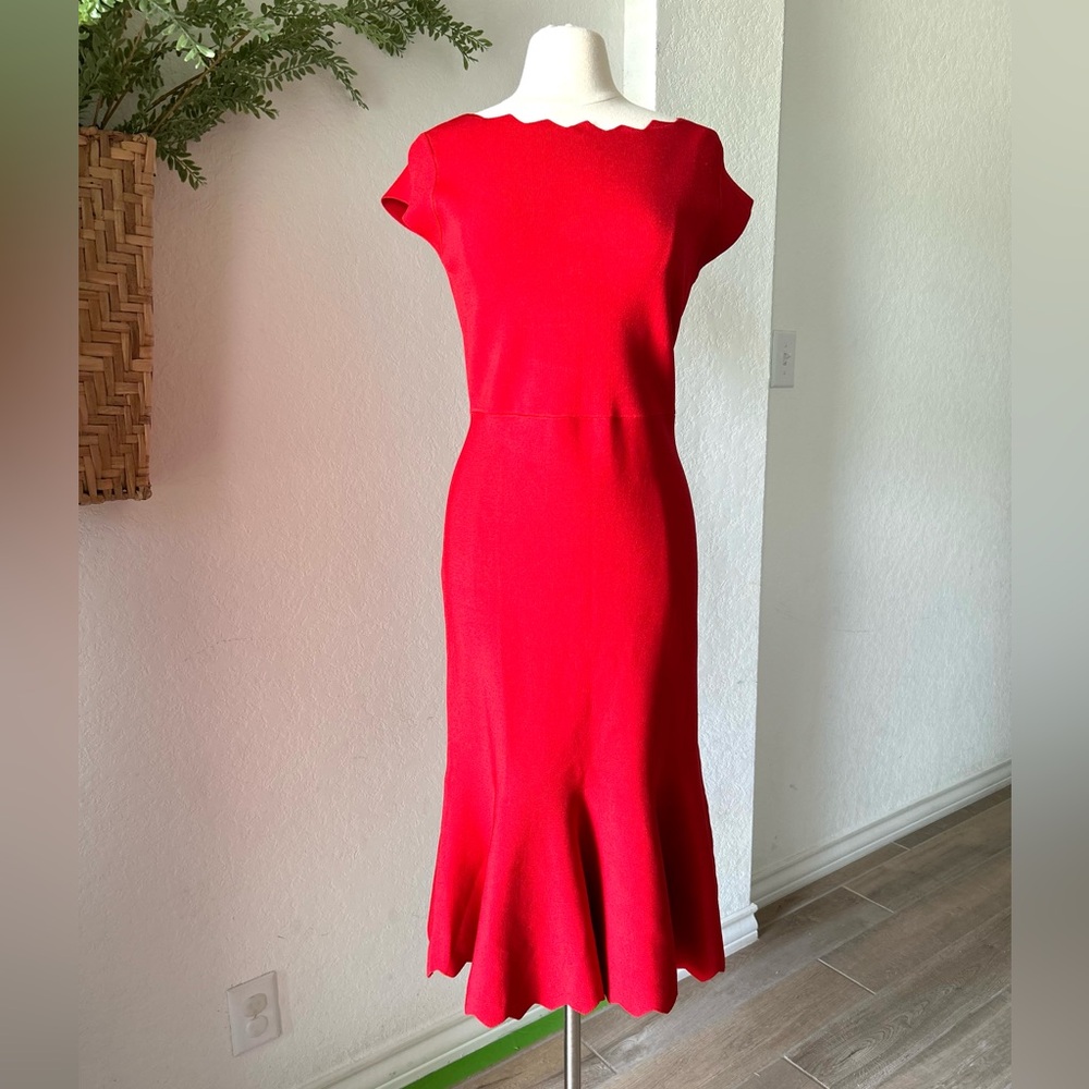 NWT Rachel Roy Bodycon Dress with Trumpet Skirt Sz L